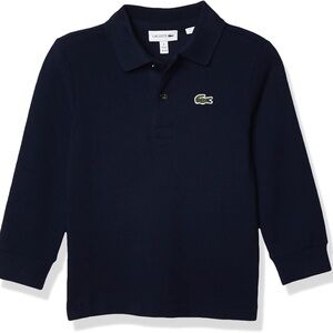 Lacoste Boys Long Sleeve Polo Size 8 – Navy Blue